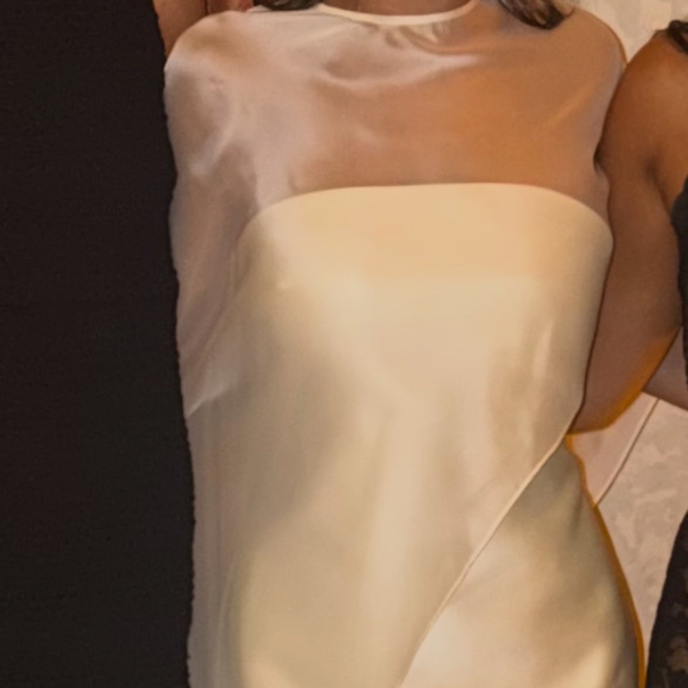 Custom Cape/Dress Bridal Look- Corseted Backing for unique bust fit